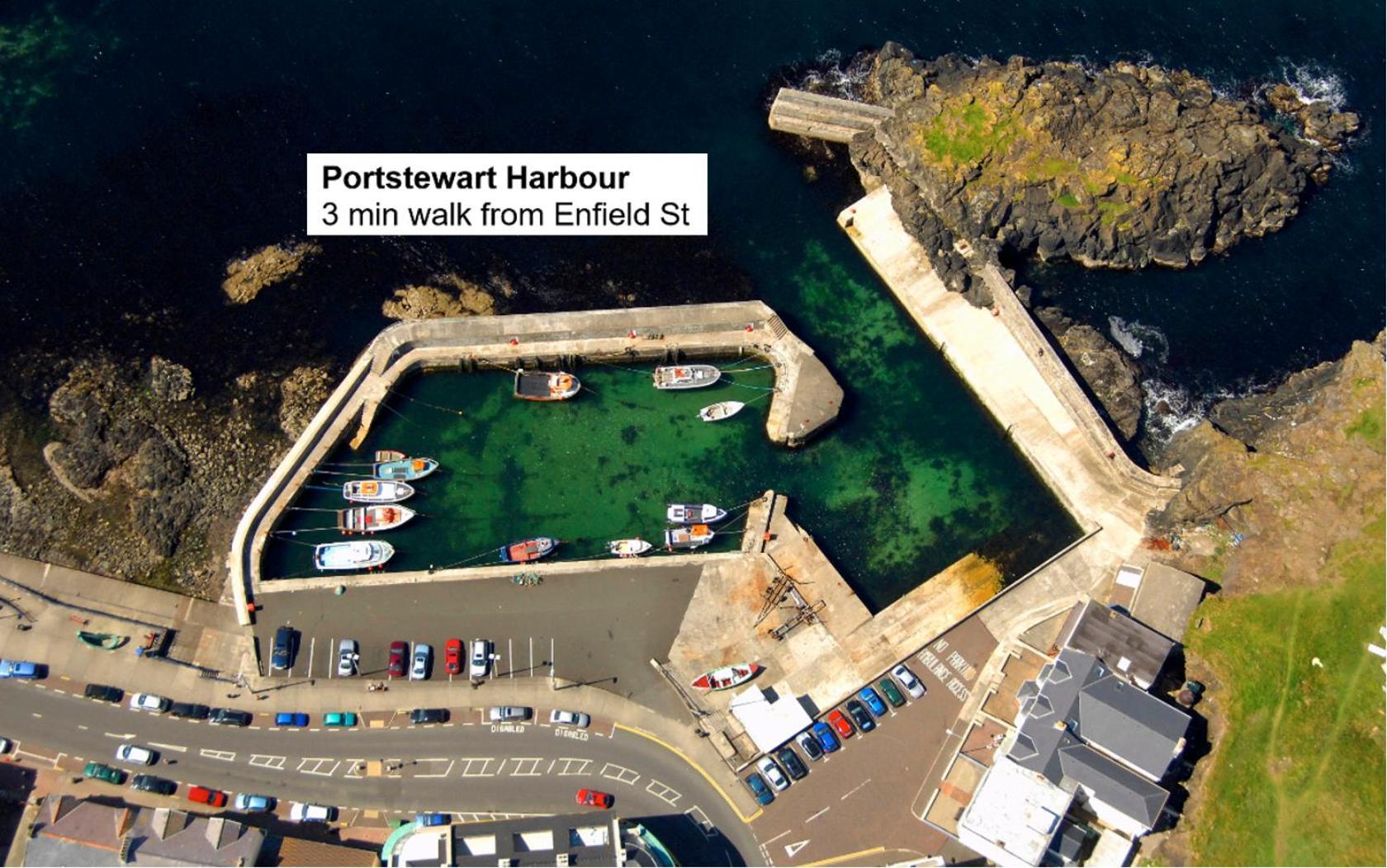 Enfield Street House Behind Portstewart Promenade With Partial Sea View From Front 3 Bed Sleeps 7 Villa Eksteriør billede